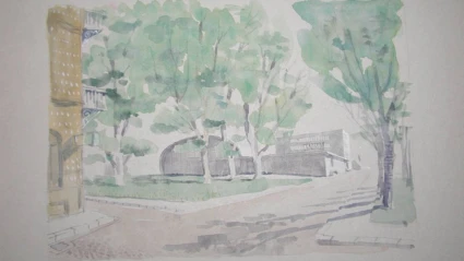 Tävlingsförslaget Diagonal balans 1947
